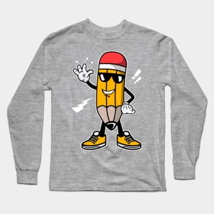 PENCIL CARTOON Long Sleeve T-Shirt